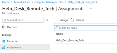 Help Desk Remote Intune