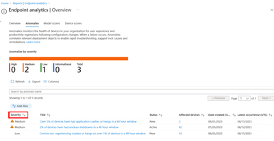 microsoft intune Anomalie