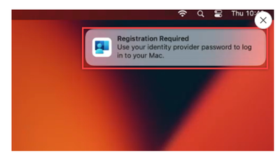 sso intune notification macos