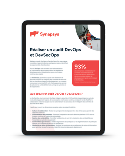 Réaliser un audit DevOps DevSecOps étapes de réalisation méthode