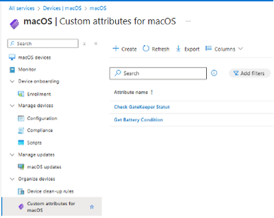 Les Custom Attributes pour Mac dans Intune