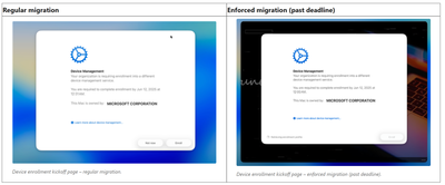 Migration Regular And Enforced Macos26 Ios26