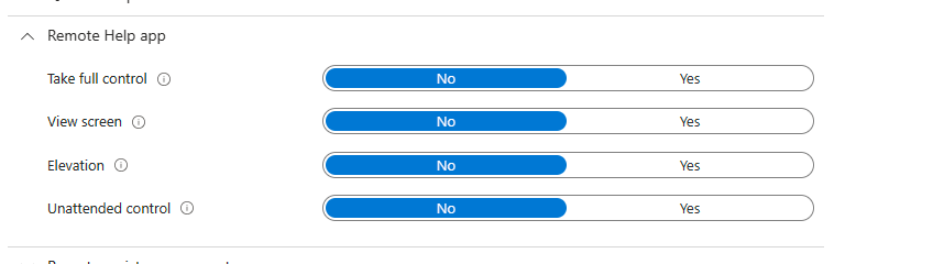 remote help app microsoft intune